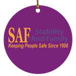 SAF - Circle Ornament