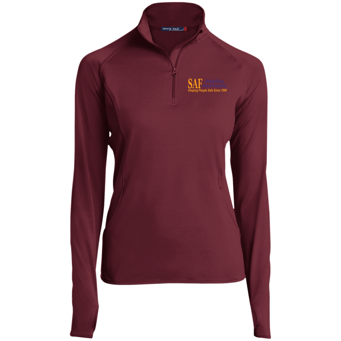 SAF - Women's 1/2 Zip Performance Pullover