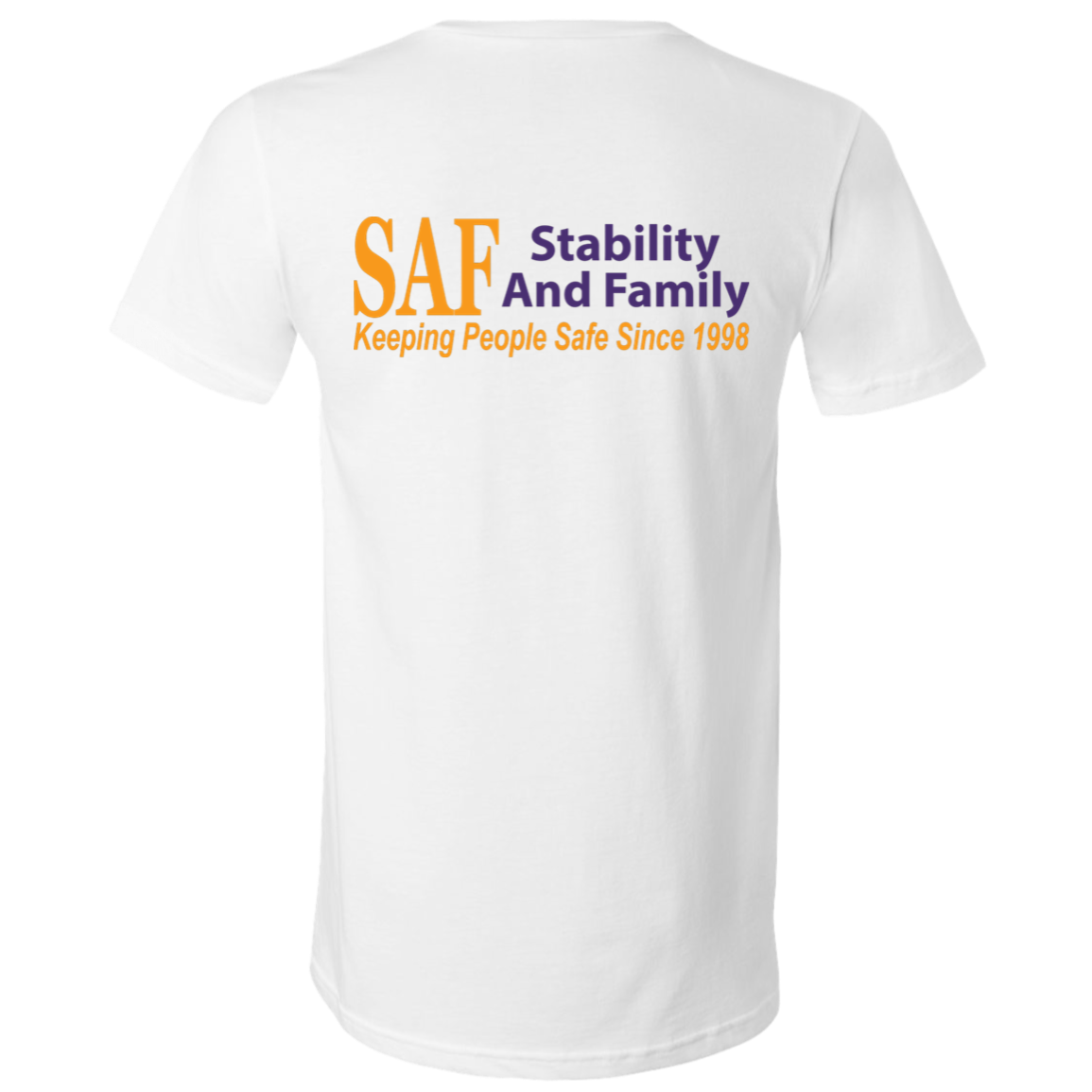 SAF - Unisex Jersey SS V-Neck T-Shirt