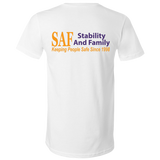 SAF - Unisex Jersey SS V-Neck T-Shirt