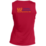 SAF - Ladies' Sleeveless V-Neck Performance Tee
