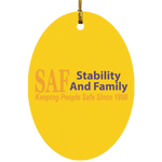 SAF - Oval Ornament
