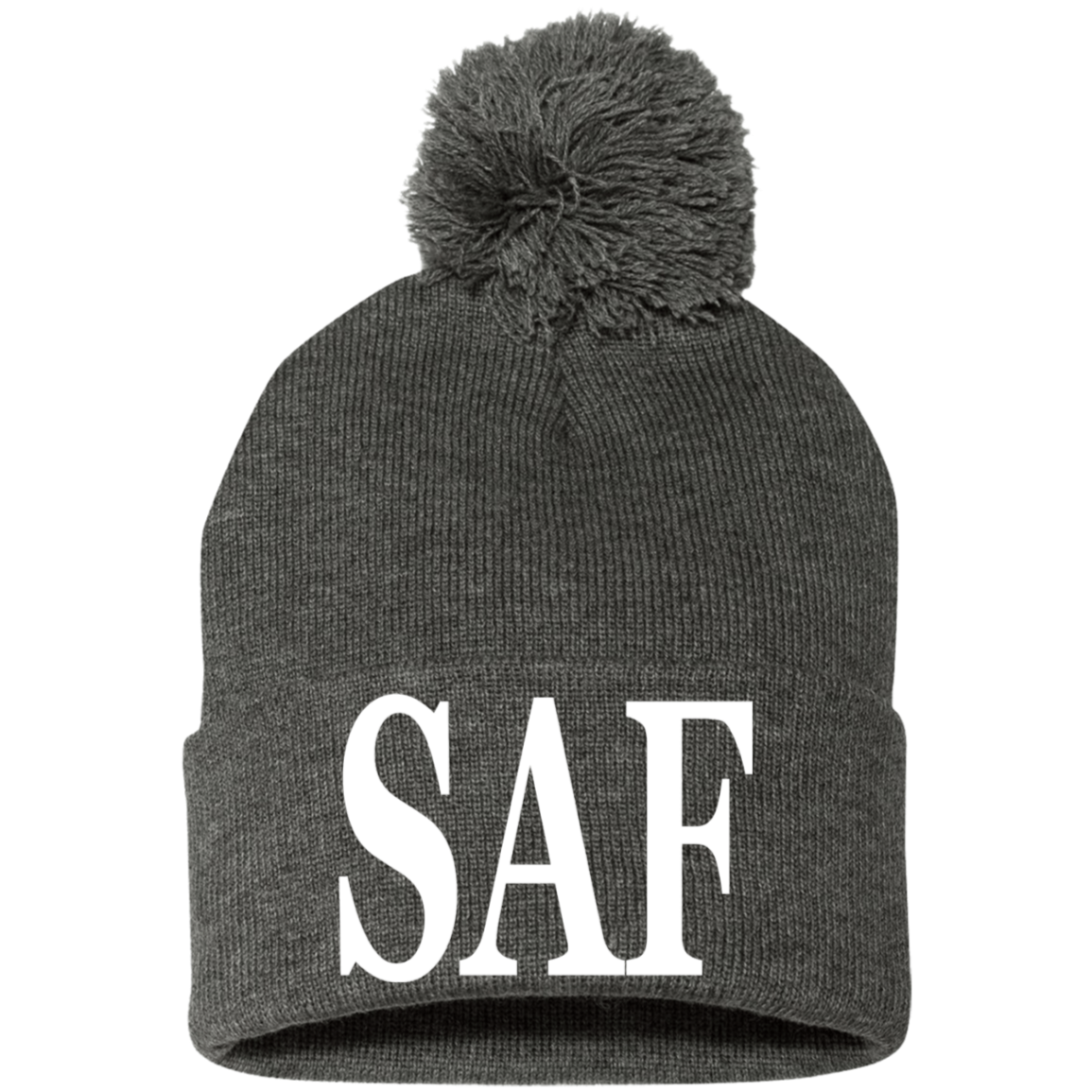 SAF - Pom Pom Knit Cap