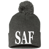 SAF - Pom Pom Knit Cap