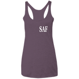 SAF - Ladies' Triblend Racerback Tank