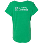 SAF - Ladies' Triblend Dolman Sleeve