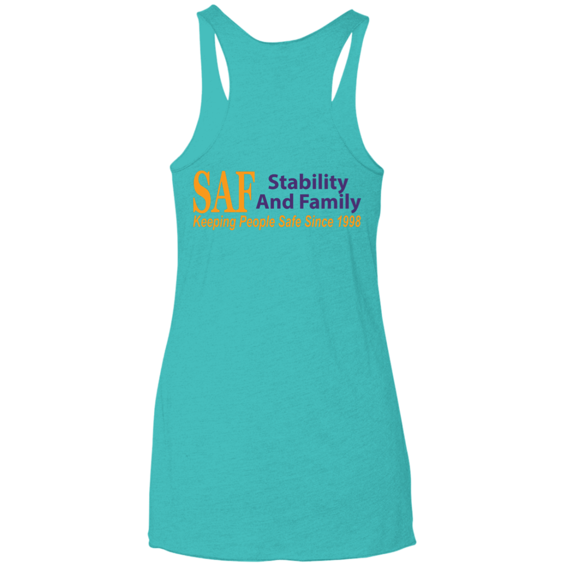 SAF - Ladies' Triblend Racerback Tank