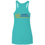 SAF - Ladies' Triblend Racerback Tank