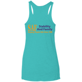 SAF - Ladies' Triblend Racerback Tank