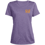 SAF - Ladies' Heather Scoop Neck Performance Tee