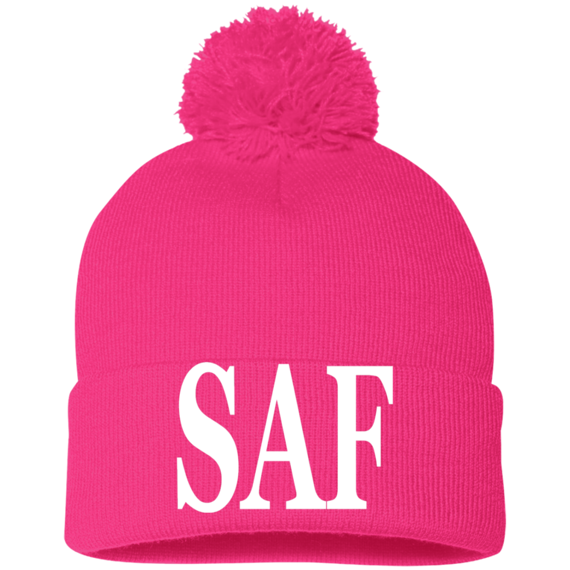 SAF - Pom Pom Knit Cap