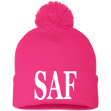 SAF - Pom Pom Knit Cap