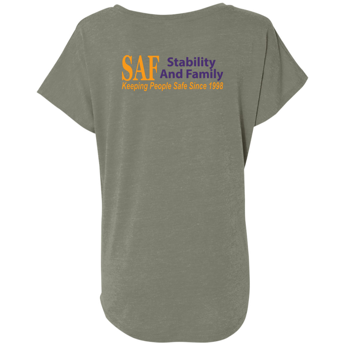 SAF - Ladies' Triblend Dolman Sleeve