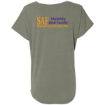 SAF - Ladies' Triblend Dolman Sleeve
