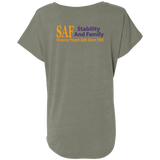 SAF - Ladies' Triblend Dolman Sleeve