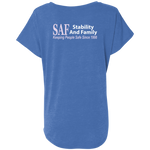 SAF - Ladies' Triblend Dolman Sleeve