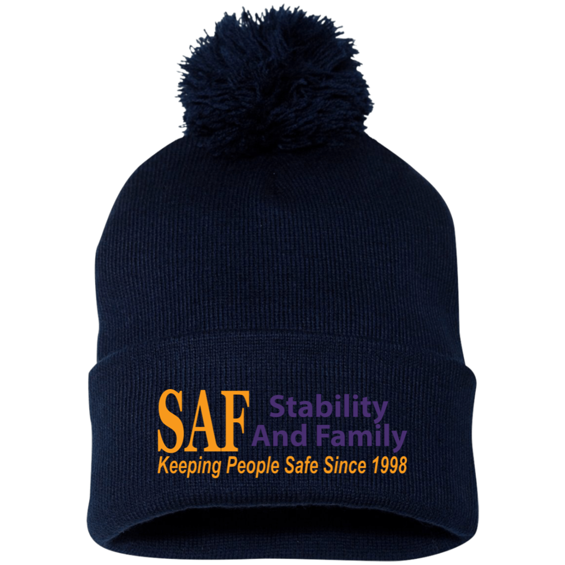 SAF - Pom Pom Knit Cap
