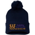 SAF - Pom Pom Knit Cap