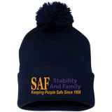 SAF - Pom Pom Knit Cap