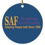 SAF - Circle Ornament