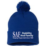 SAF - Pom Pom Knit Cap