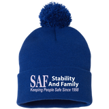 SAF - Pom Pom Knit Cap