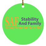 SAF - Circle Ornament