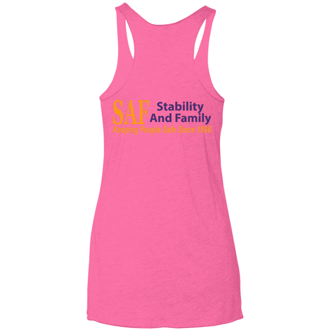 SAF - Ladies' Triblend Racerback Tank