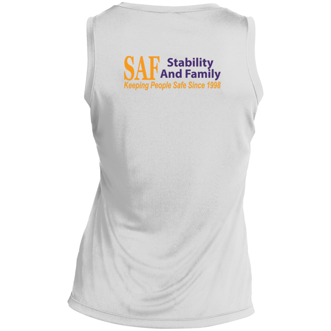 SAF - Ladies' Sleeveless V-Neck Performance Tee