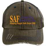 SAF - Distressed Unstructured Trucker Cap