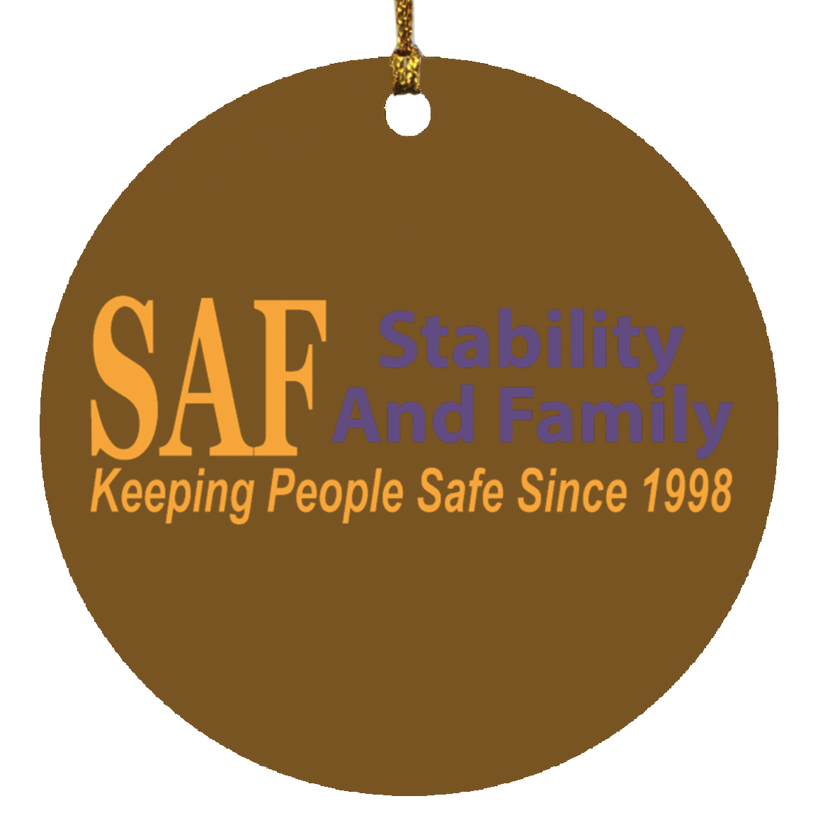 SAF - Circle Ornament