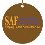 SAF - Circle Ornament