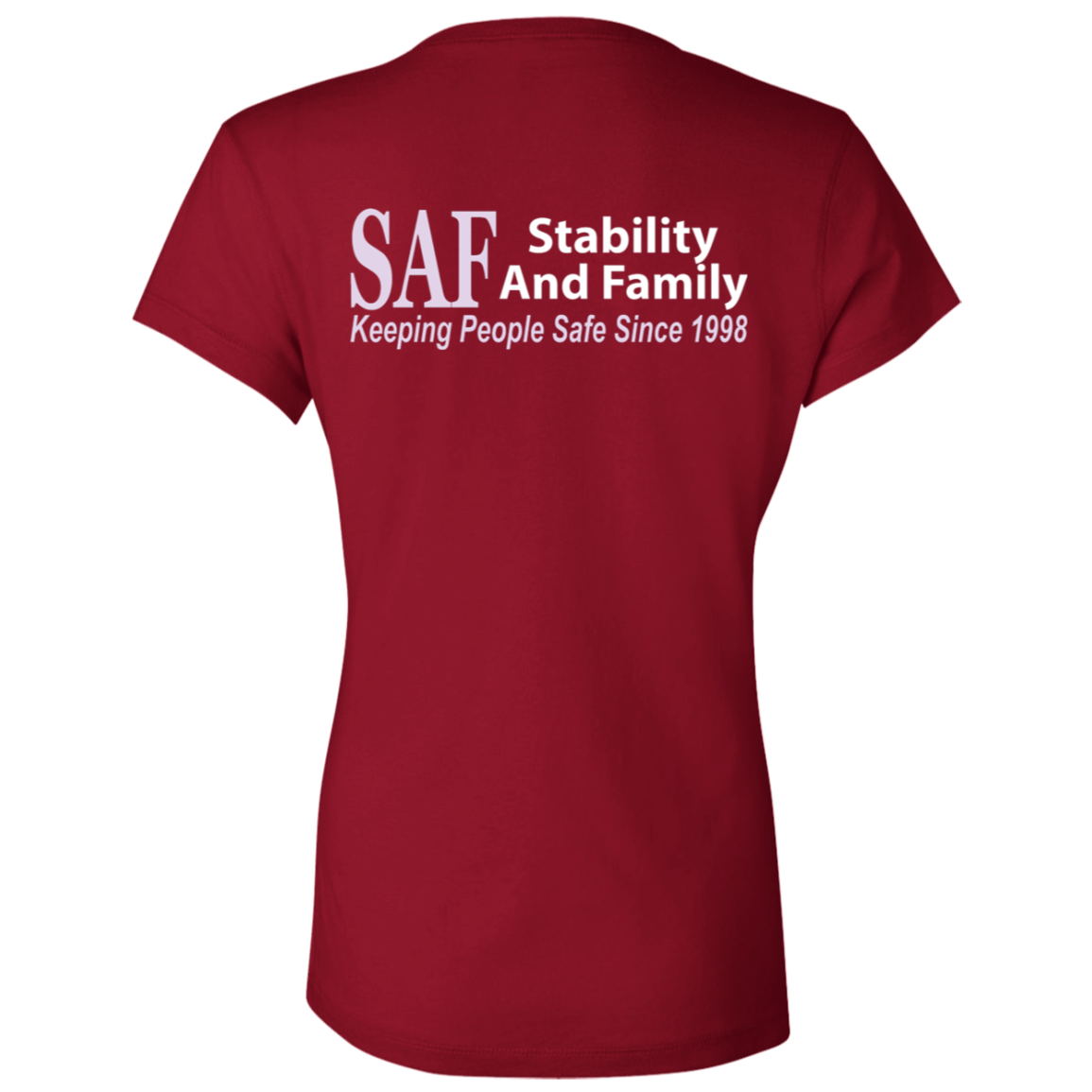 SAF - Ladies' Jersey V-Neck T-Shirt