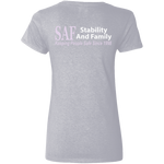 SAF - Ladies' 5.3 oz. V-Neck T-Shirt