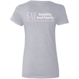 SAF - Ladies' 5.3 oz. V-Neck T-Shirt