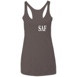 SAF - Ladies' Triblend Racerback Tank