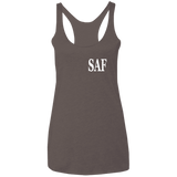 SAF - Ladies' Triblend Racerback Tank