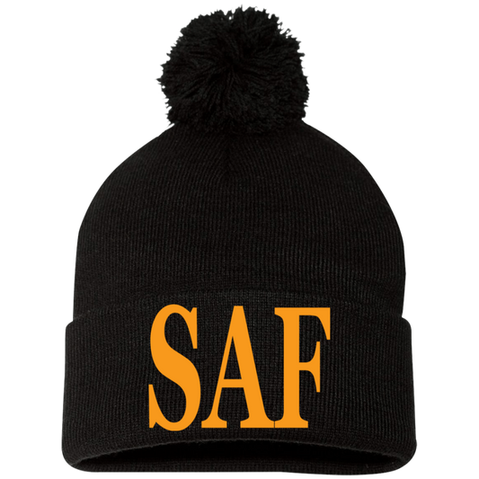 SAF - Pom Pom Knit Cap