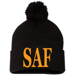 SAF - Pom Pom Knit Cap