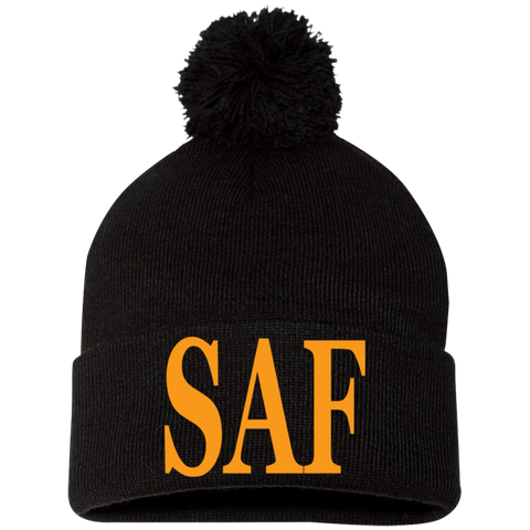SAF - Pom Pom Knit Cap
