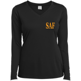 SAF - Ladies’ Long Sleeve Performance V-Neck Tee