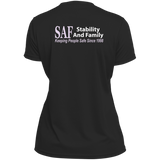 SAF - Ladies’ Moisture-Wicking V-Neck Tee