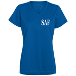 SAF - Ladies’ Moisture-Wicking V-Neck Tee