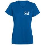 SAF - Ladies’ Moisture-Wicking V-Neck Tee