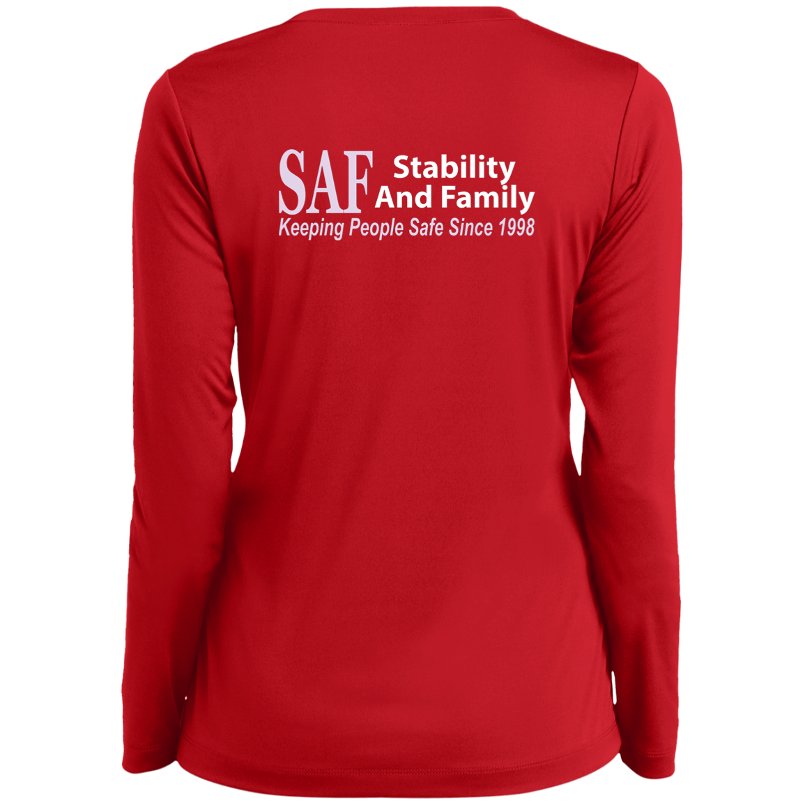 SAF - Ladies’ Long Sleeve Performance V-Neck Tee