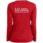 SAF - Ladies’ Long Sleeve Performance V-Neck Tee