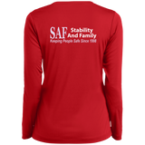 SAF - Ladies’ Long Sleeve Performance V-Neck Tee