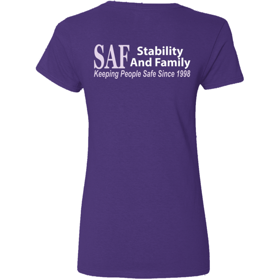 SAF - Ladies' 5.3 oz. V-Neck T-Shirt
