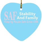 SAF - Heart Ornament