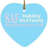 SAF - Heart Ornament